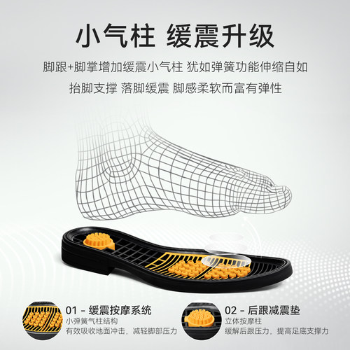 红蜻蜓男鞋2025秋季新款真皮男士商务正装皮鞋高端英伦结婚新郎鞋 - 图3