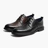 Red Dragonfly formal leather shoes are hollow and breathable