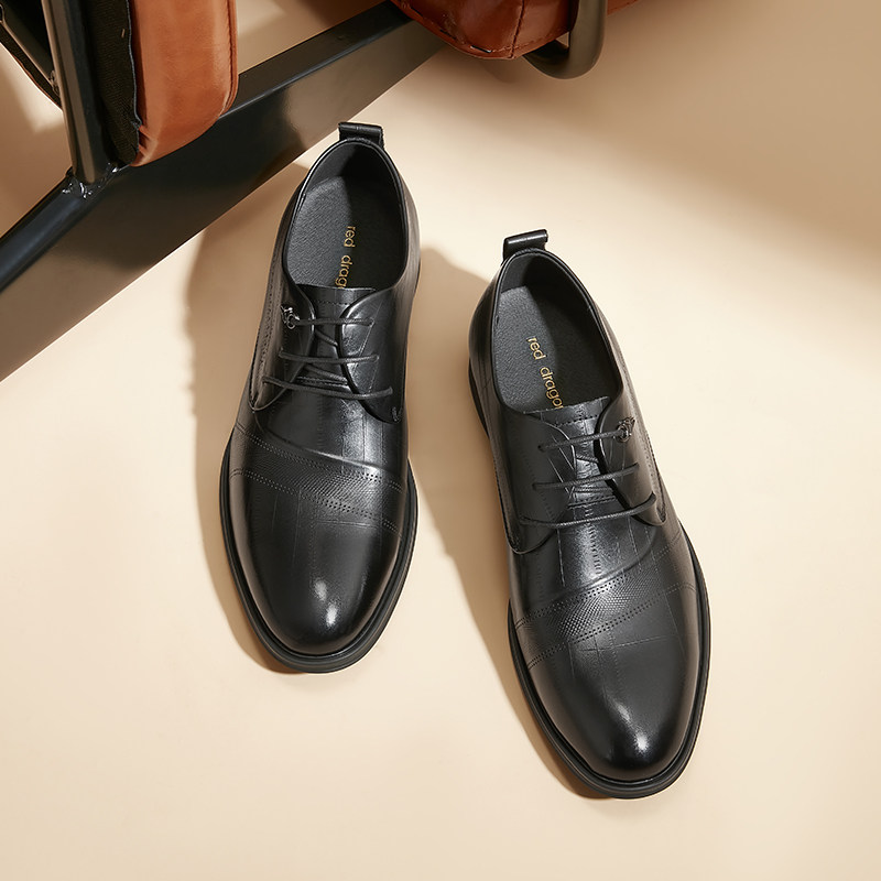 红蜻蜓2022秋季新款商务正装男男鞋 红蜻蜓男鞋正装皮鞋