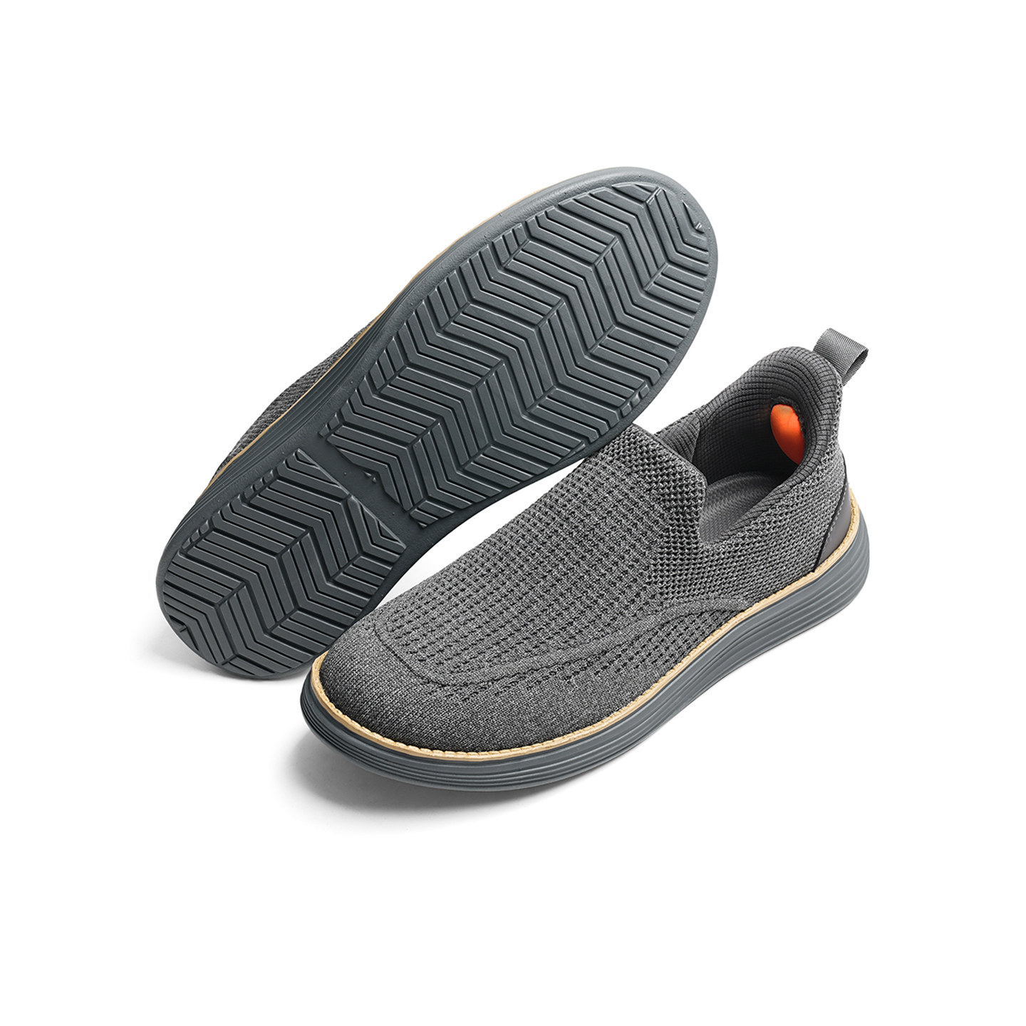 红蜻蜓飞织休闲鞋男2025秋季新款男鞋软底透气一脚蹬爸爸鞋运动鞋,淘宝优惠券,粉丝福利购,淘宝优惠卷