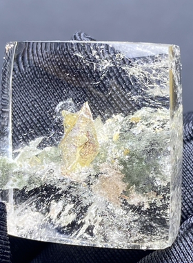 天然水晶包裹体榍石幽灵共生吊坠男女款水晶项坠饰品一物一图