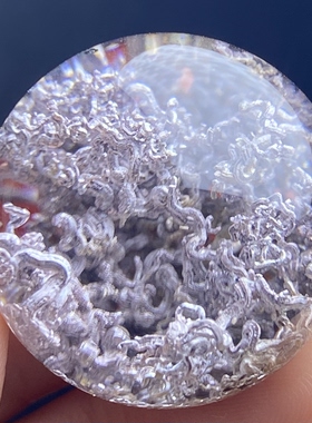 天然水晶紫幽灵吊坠DIY幽灵聚宝盆单珠饰品项链22.5mm一物一图