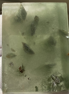 天然水晶绿幽灵包裹绿矿石吊坠男女款幽灵饰品项链挂坠 一物一图