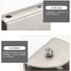 Glass sandwich panel bracket fixing clip clip