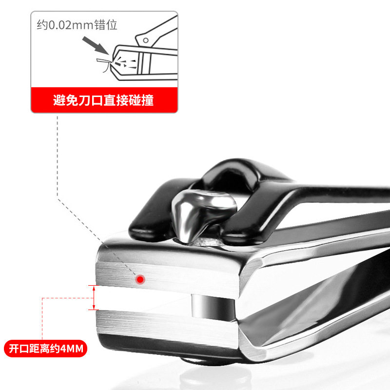 修剪指甲刀剪钳修脚死皮工具家用指甲剪大号印花带锉刀指甲钳