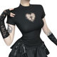ເສື້ອຍືດສັ້ນແບບ gothic ຊ້ໍາ subculture tutu