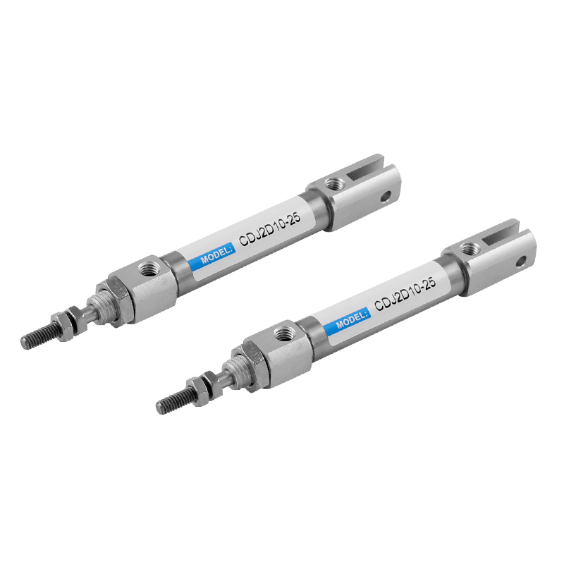 气动双耳环U型迷你气缸CDJ2D10-50预缩不锈钢迷你气缸CJ2D10-20-S - 图3