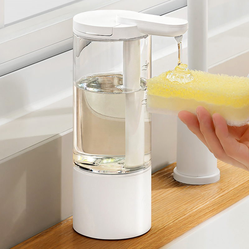 洗洁精自动感应器电动洗手液机智能洗手机皂液器厨房自动洗洁精机-图1