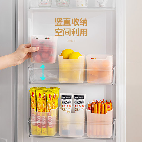 Refrigerator side door storage box sorting artifact fresh storage box