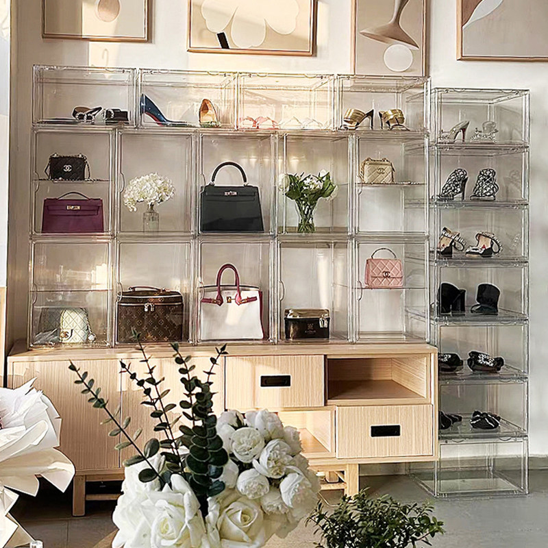 包包收纳神器家用亚克力透明展示柜密封置物架展示盒储物柜防尘罩,淘宝优惠券,粉丝福利购,淘宝优惠卷