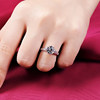 Henan laboratory grown synthetic diamond ring CVD diamond wedding ring jewelry diamond ring can be set to platinum 18K gold