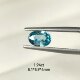 Jewelry-grade natural blue zircon hyacinth ring surface loose stone, the natural gemstone closest to diamond in comprehensive properties