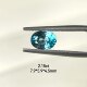Jewelry-grade natural blue zircon hyacinth ring surface loose stone, the natural gemstone closest to diamond in comprehensive properties