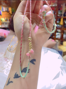 DIY翡翠玉器挂绳进口线材全手工