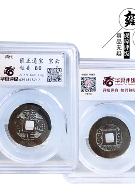 华夏雍正通宝宝云古币文玩麻钱