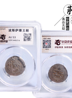 丝绸之路货币华夏评级小萨珊银币