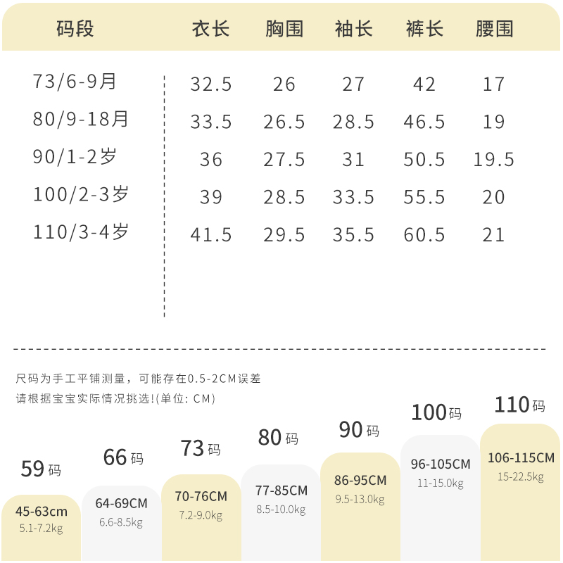 宝宝秋衣秋裤套装纯棉婴儿衣服秋冬季男童女童分体内衣保暖睡衣-图3