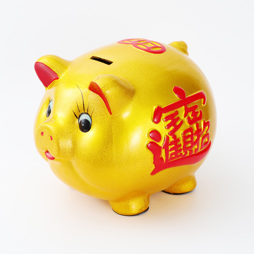 金猪储蓄罐存钱罐成人2025年新款儿童女孩猪储钱只进不出创意男孩 - 图3