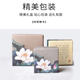 Xinjiang natural Tianshan green ice seed floating flower round bracelet