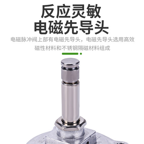 直角脉冲阀管式脉冲阀电磁阀6分除尘器DMF-Z-20A直角式电磁脉冲阀 - 图1