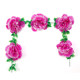 Simulated chrysanthemum cemetery tombstone sacrifice flower hanging decoration