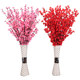 Simulated plum blossoms and peach blossom branches and fake flowers landscaping and fake tree decoration
