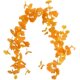 Simulated Ginkgo Leaf Fake Flowers Vine Decorative Vine