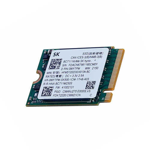 SK海力士BC711 256G 512G 1T 2230 PCIE NVME固态硬盘M.2戴尔 - 图2
