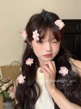 春夏浪漫樱花发夹女可爱甜