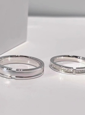 PT950铂金戒指情侣对戒