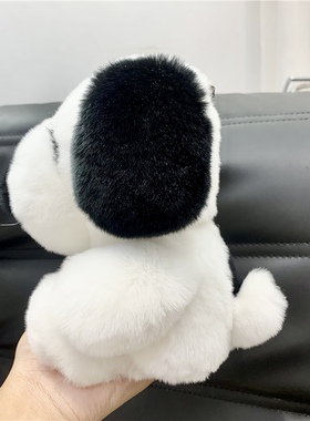 可爱獭兔毛大公仔书包挂饰
