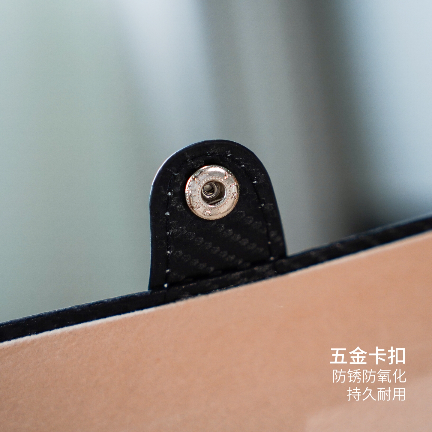 手表收纳盒 碳纤纹棕色PU皮3只装腕表机械表收藏包礼品盒便携防尘 - 图1