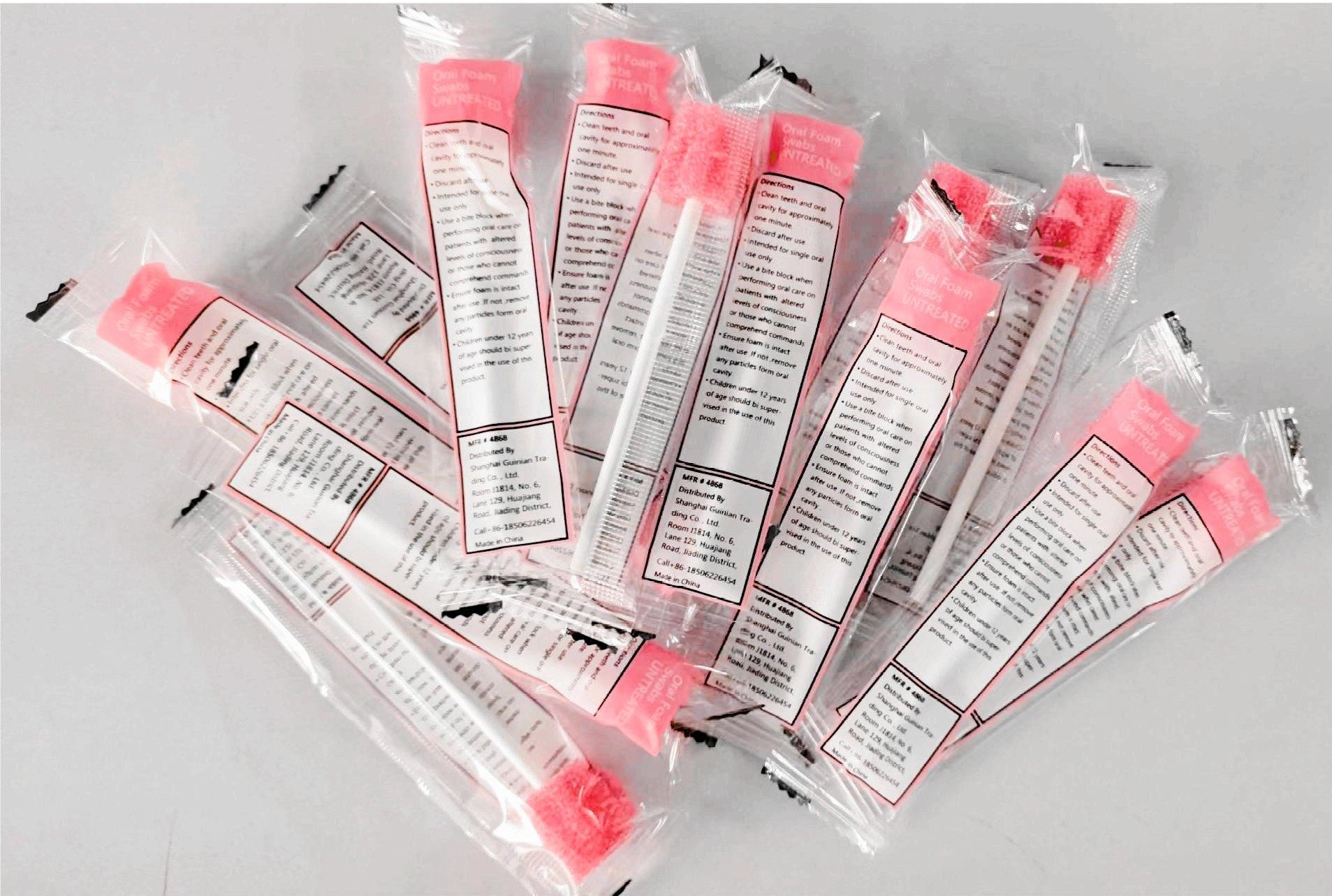 美国进口口腔按摩海绵棒口肌训练工具吞咽牙刷儿童脱敏感统触觉刷,淘宝优惠券,粉丝福利购,淘宝优惠卷