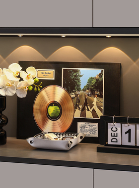 中古桌面客厅玄关电视柜黑胶唱片