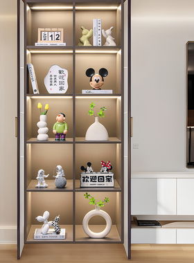 高级感酒柜装饰品创意摆件