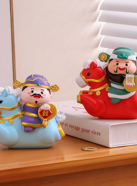 2026马年财神爷吉祥物解压小摆件