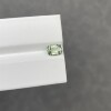 1.3 carat natural green tourmaline bare stone cushion-shaped ring with clean and transparent inlaid pendant ring jewelry with certificate for women