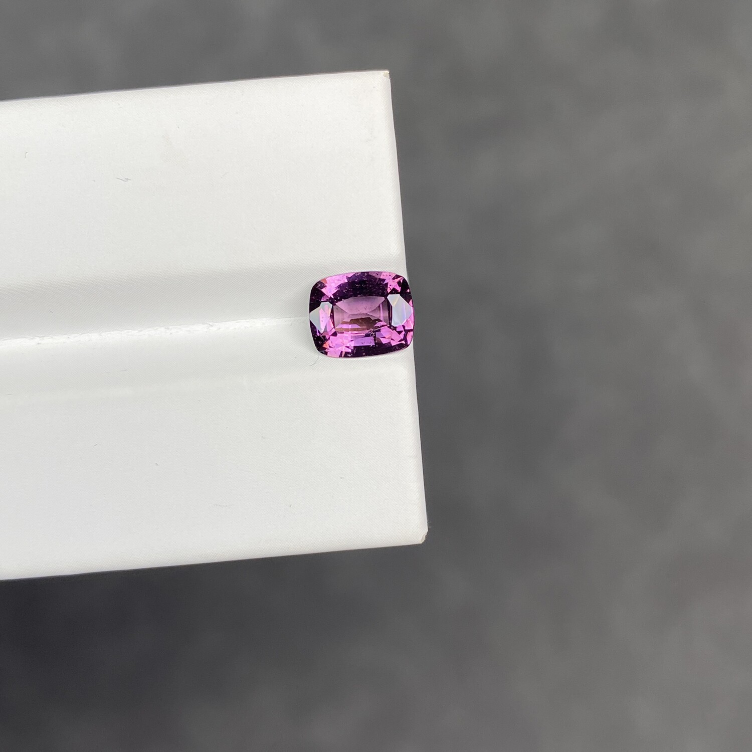 Natural red purple spinel baguette color gemstone clean