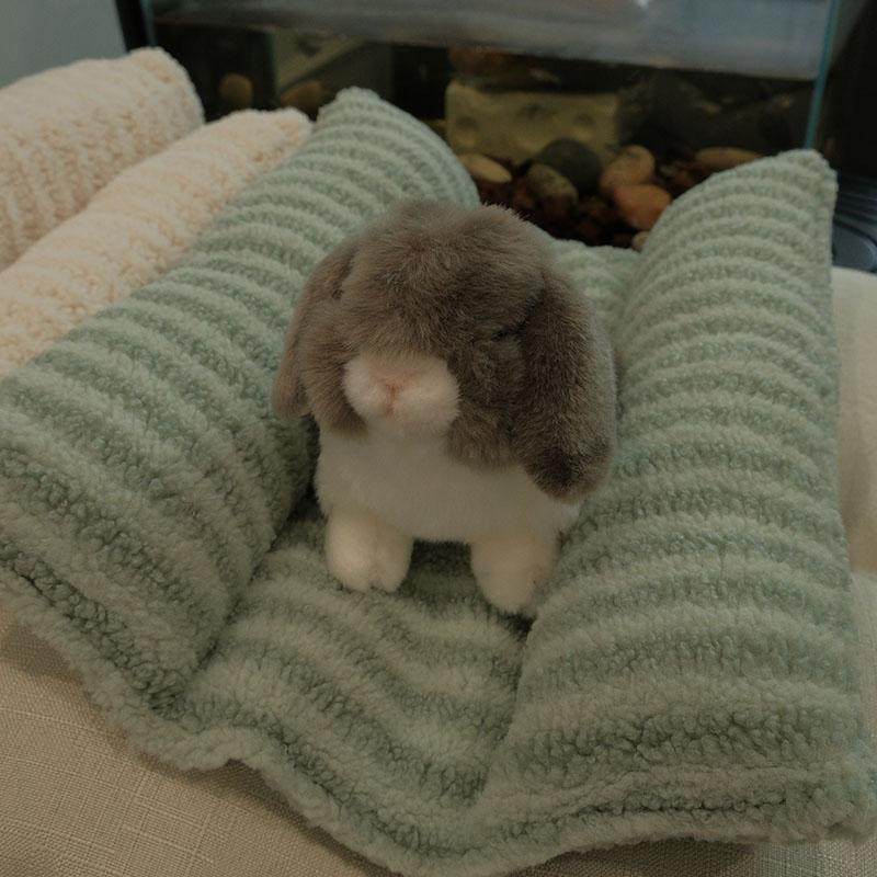 兔子趴趴垫保暖冬天兔子垫子兔子夹夹垫侏儒兔冬季加绒垫垂耳兔垫,淘宝优惠券,粉丝福利购,淘宝优惠卷