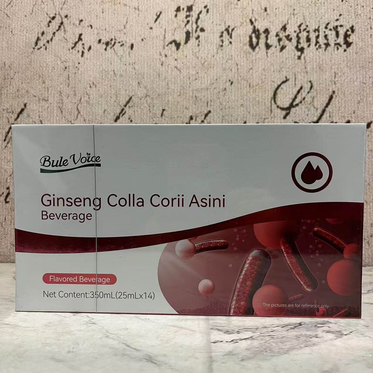 特价售卖 BuleVoice人参阿胶饮品风味饮料350ml(25ml*14)休闲饮品,淘宝优惠券,粉丝福利购,淘宝优惠卷