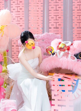 婚房布置醒狮狮头结婚舞狮狮子头
