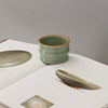 Original ore northern fragrant mortar high temperature original ore celadon tea cup