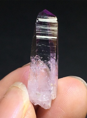 天然男女克鲁兹紫水晶简约吊坠