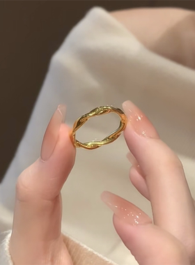 爱意满满莫比乌斯戒指女