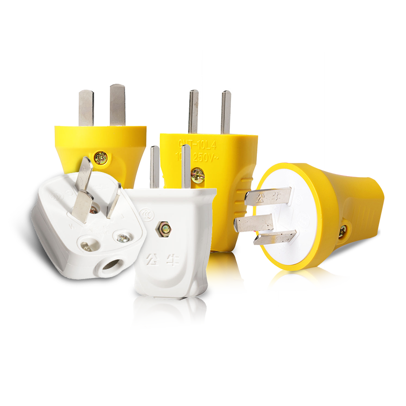 公牛插头10A/16A三脚2脚两眼项叉扁三相3脚插座电源插头批发包邮 - 图3