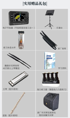 鹦鹉牌手风琴8/48/60/96/120贝斯三排簧四排簧手风琴 巴扬琴 - 图0