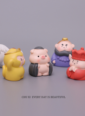 可爱卡通Q版西游记桌面摆件装饰