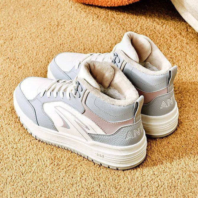 安踏982棉鞋女板鞋高帮2025冬新款加绒保暖7运动休闲鞋122548971,淘宝优惠券,粉丝福利购,淘宝优惠卷