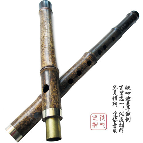 铁心迪乐器/专业演奏笛/紫竹笛子/专业笛/全手工/特殊工艺精品笛 - 图1