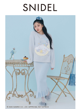SNIDEL HOME2026秋冬新品玉桂狗联名甜美大肠发圈发饰SHGG264268